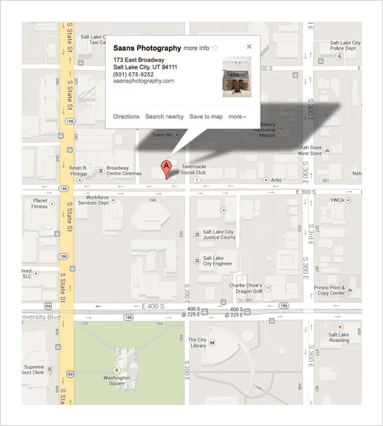 Saans Location Map